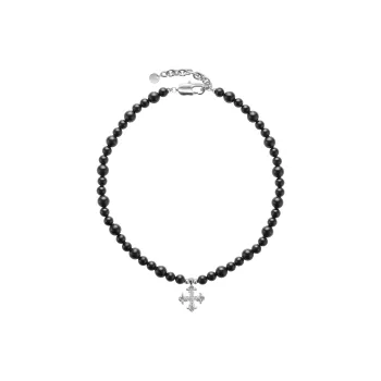 NothingButMini Agate Beaded Necklace Unisex