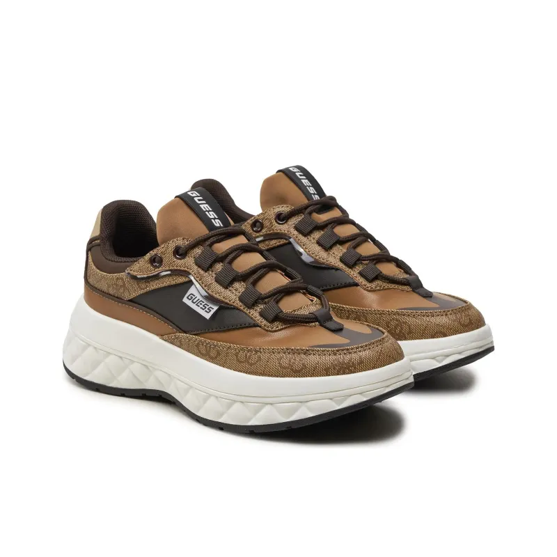 GUESS Kyrki Low-Top Casual Shoes Women's Brown-2