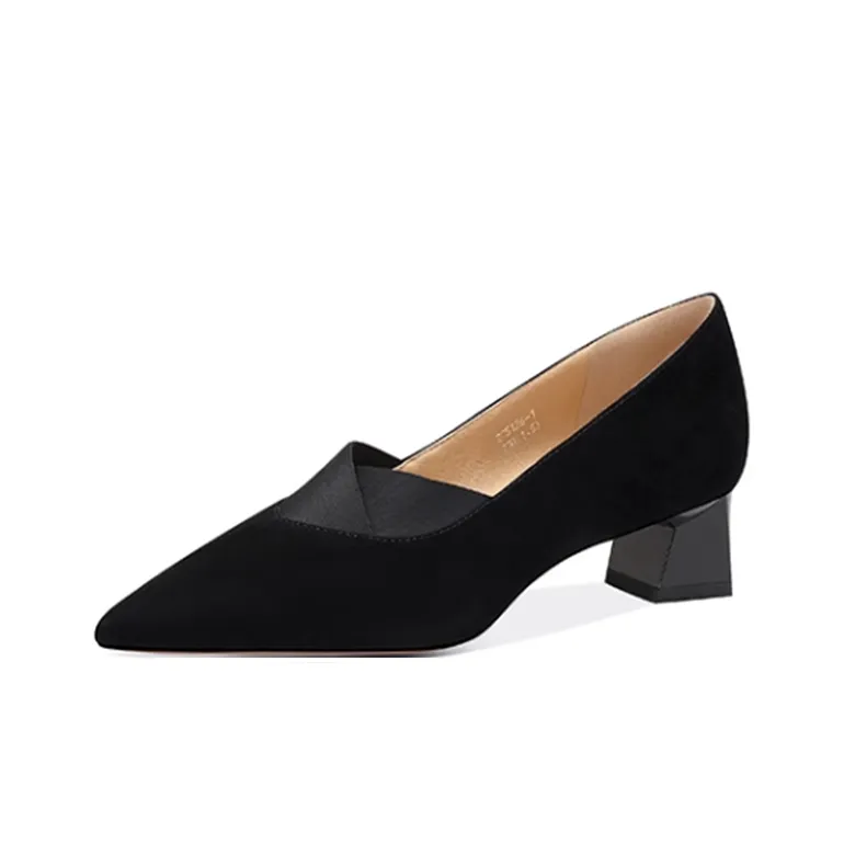 JESSICA SOPHIA Chunky Heel High Heels 3.5cm Women's-5