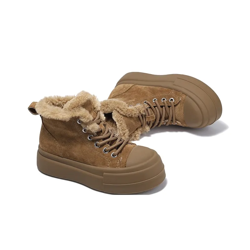 SELAIYA Thermal Short Snow Boots Women's-3