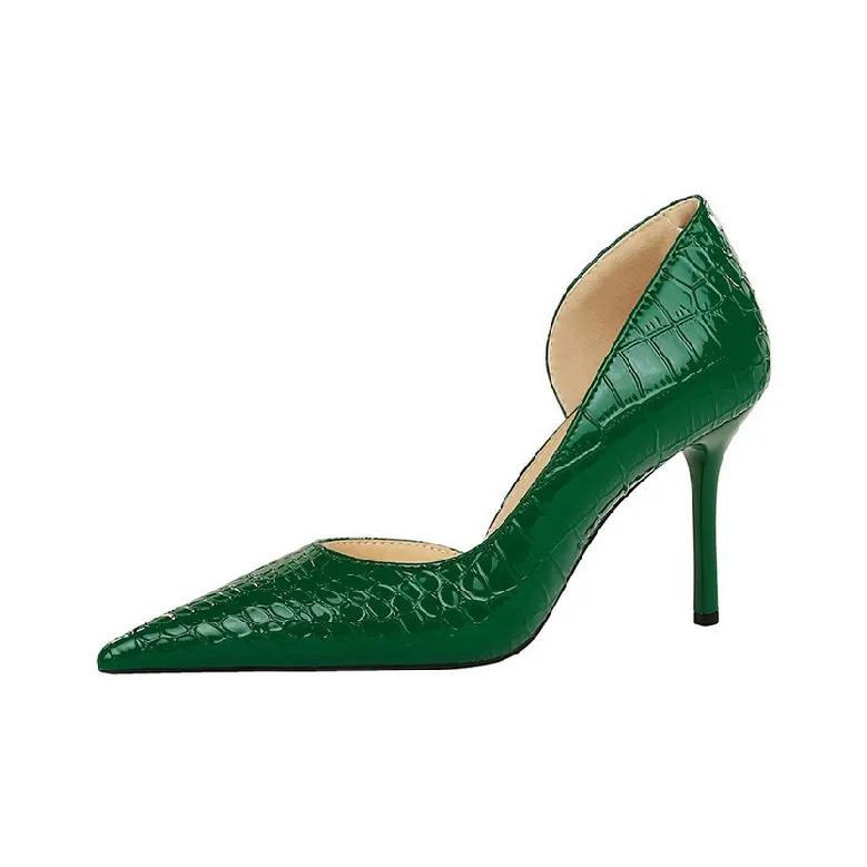 BIGTREE Slim Heel High Heels 8cm Women's-0