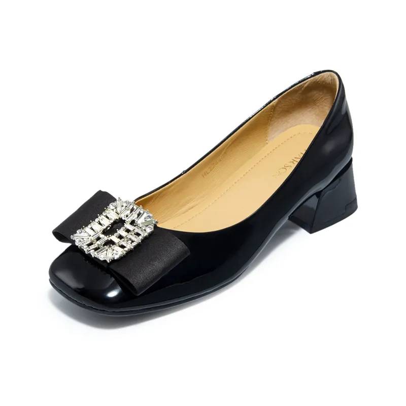 HARSON Chunky Heel High Heels 4cm Women's-9