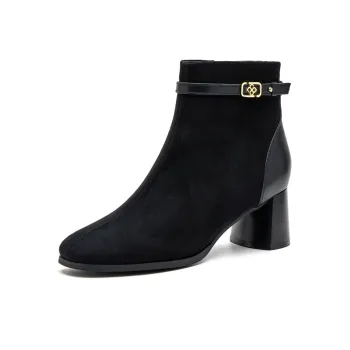 COVER Ankle Boots 5.5cm Women's Black