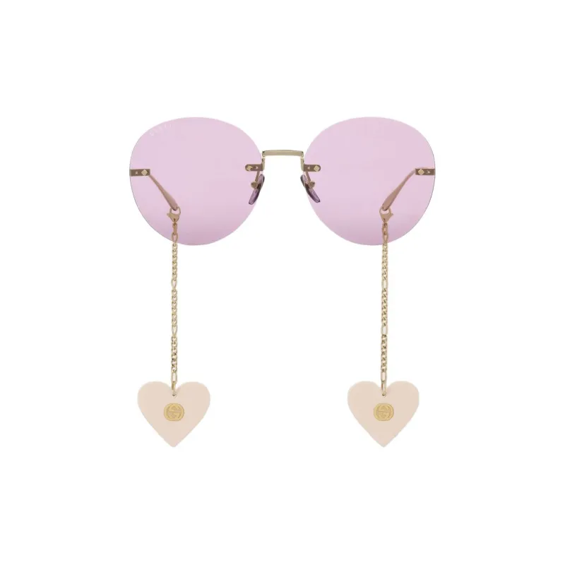 GUCCI Round Frame Sunglasses-3
