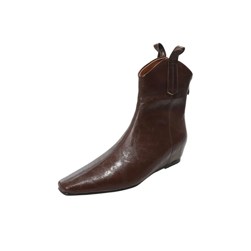 Echo&yolo Slim Boot Zip Closure Ankle Boots Women's-8