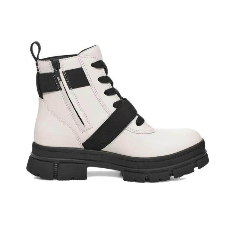 UGG Ashton Lace Up Boot 'White' Women's-1
