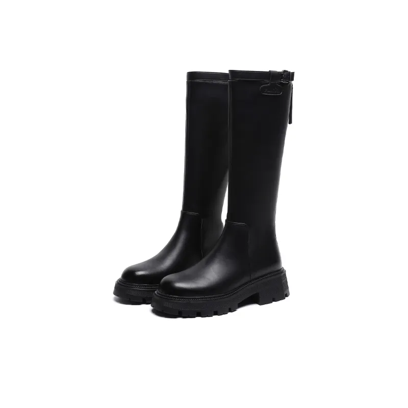 Mulinsen Knee-high Boots 4.5cm Women's-2