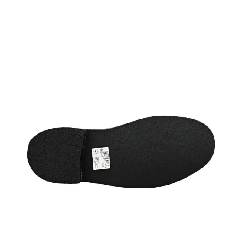 Clarks Originals Leather 'Black Polished' Desert Boots-4