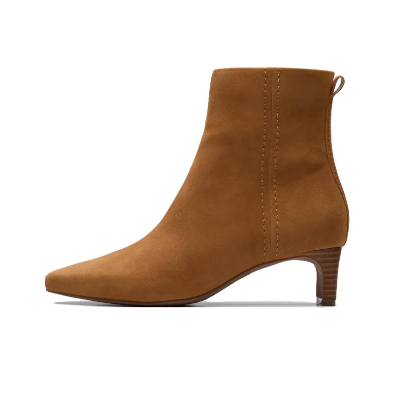 Clarks Edina Up Ankle Boots Women's Brown-0