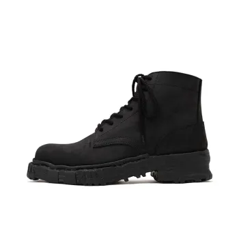 MIHARA YASUHIRO Vintage Like Sole Ankle Boots Unisex Black