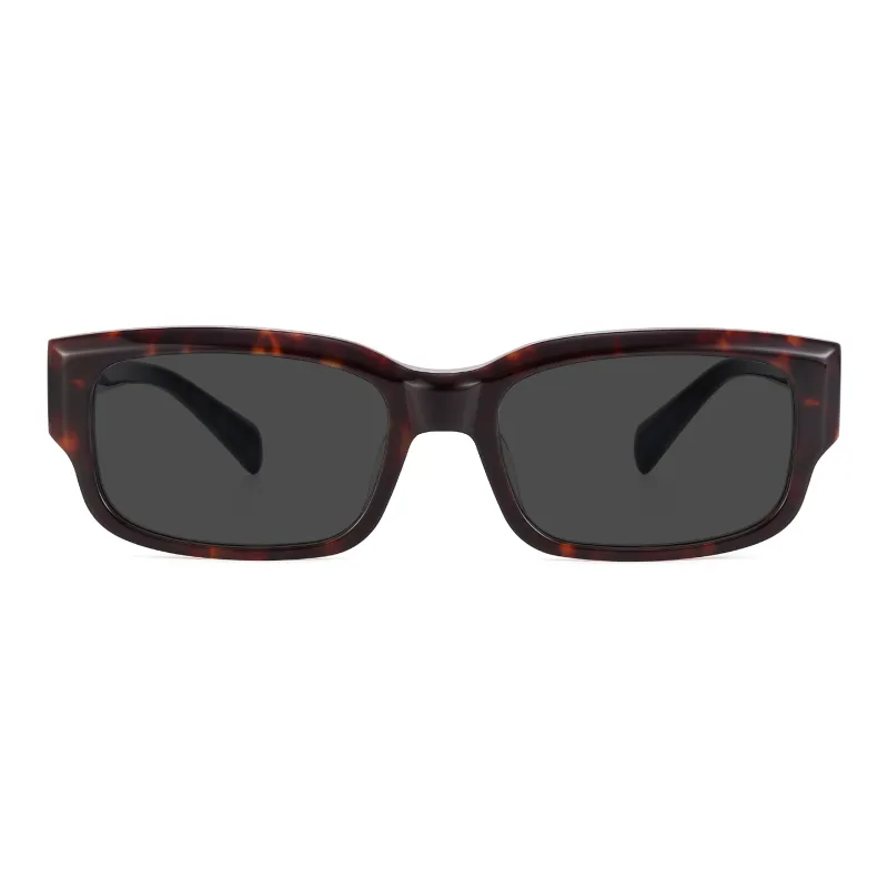 PULAIS Plate Frame Square Sunglasses Men's-10