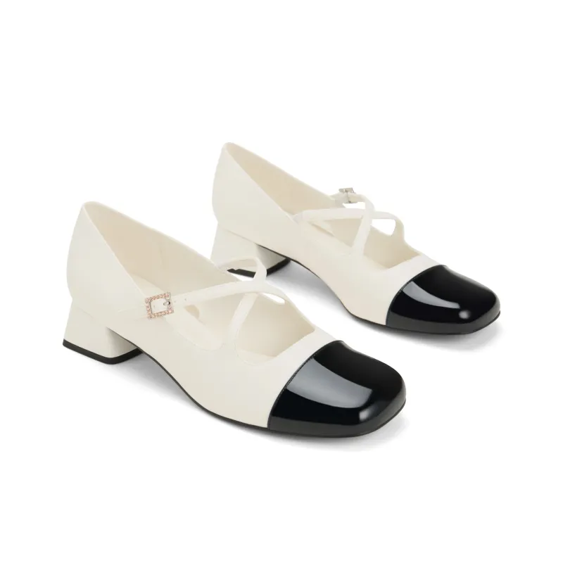 CHARLES&KEITH Glory Of Kings Collaboration Series Chunky Heel High Heels 3.6cm Women's-6
