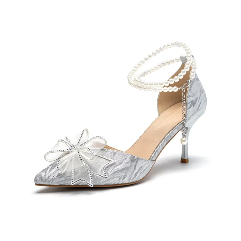 ZHR Slim Heel High Heels 7.5cm Women's-12