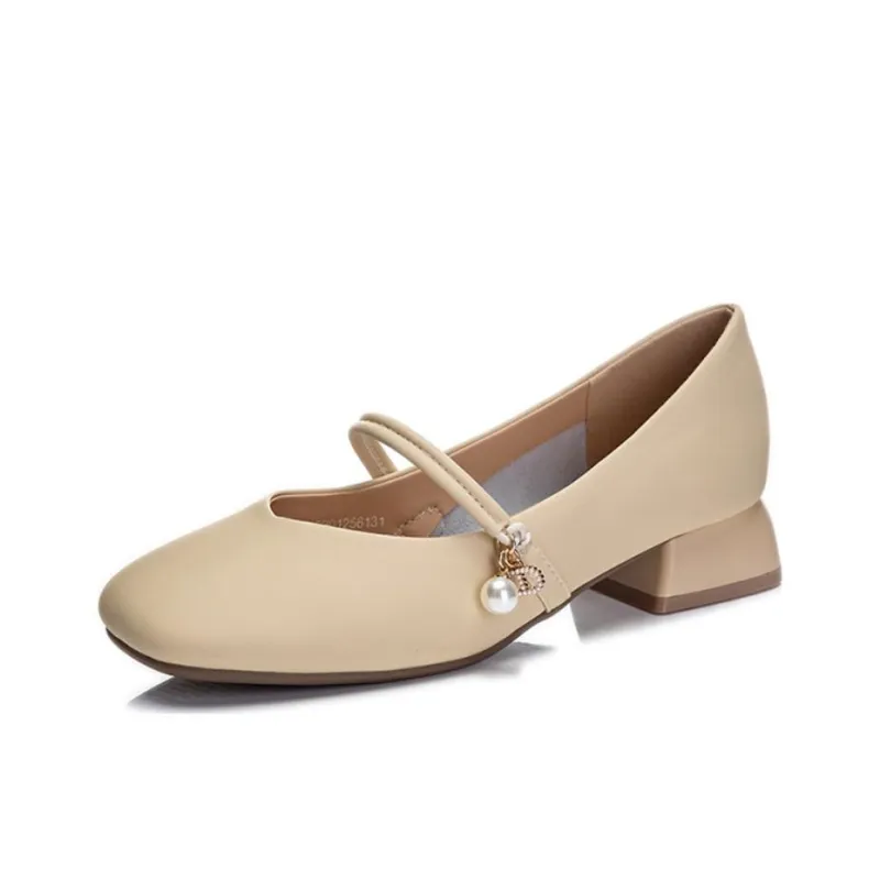 KEKAFU Chunky Heel High Heels 3.5cm Women's-1