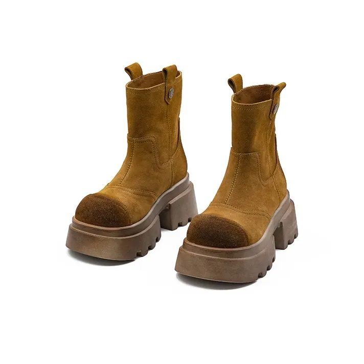 Little Sue Ankle Boots Women's Apricot/Caramel-2