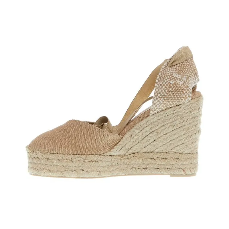 Castañer Iconic Chiara Lace Up Wedge Espadrilles Women's-0
