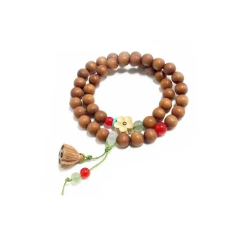 Jinghua Record Barbie Sandalwood Wooden Bracelets Unisex