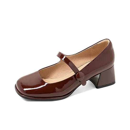 COMELY High Heels Women's Coffee/Pink/Ecru-10