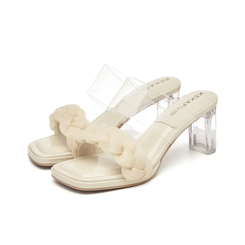 KEKAFU Chunky Heel High Heels 7CM Women's-2