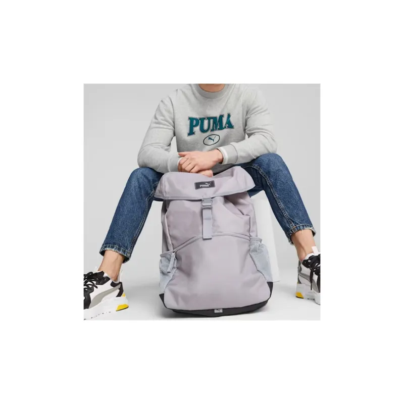 PUMA Polyester Backpack Regular Men's Silver-2