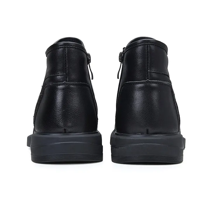 YEDANI Ankle Boots Men Black-8