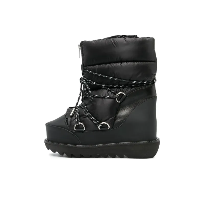 Sacai Quilted Lace-up Ankle Boots-0