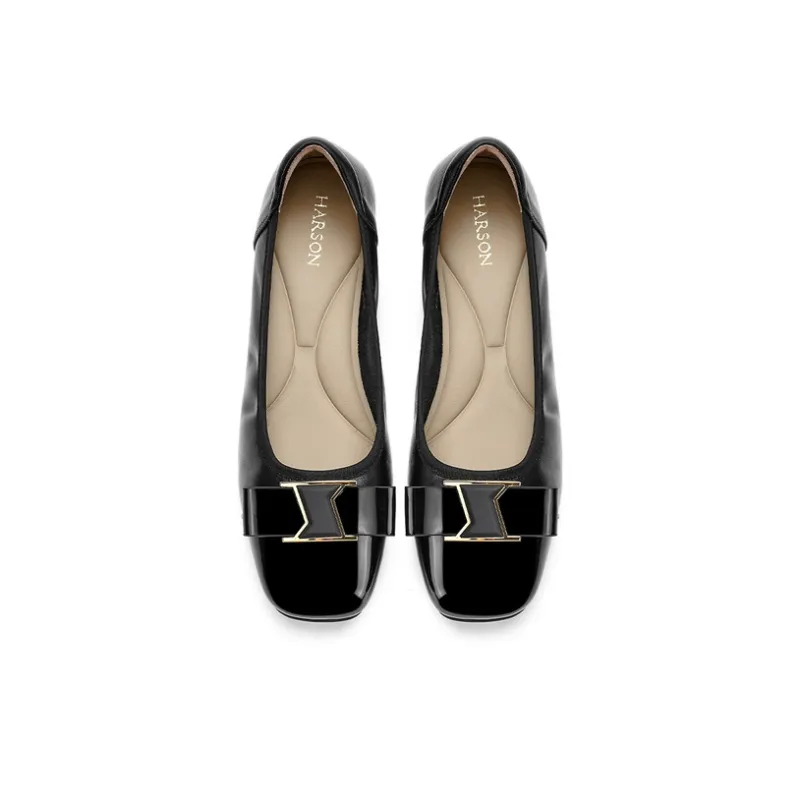 HARSON Chunky Heel High Heels 4cm Women's-11