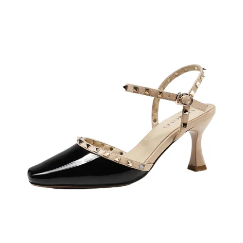 LESELE Chunky Heel High Heels 8.5cm Women's