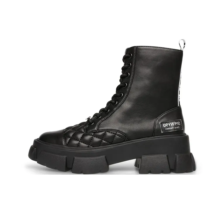 STEVE MADDEN Martin Boots Women's Black-0