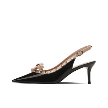 BOSSSUNWEN Slim Heel Back Hollow, High Heel, Pointed Toe Sandal Women's