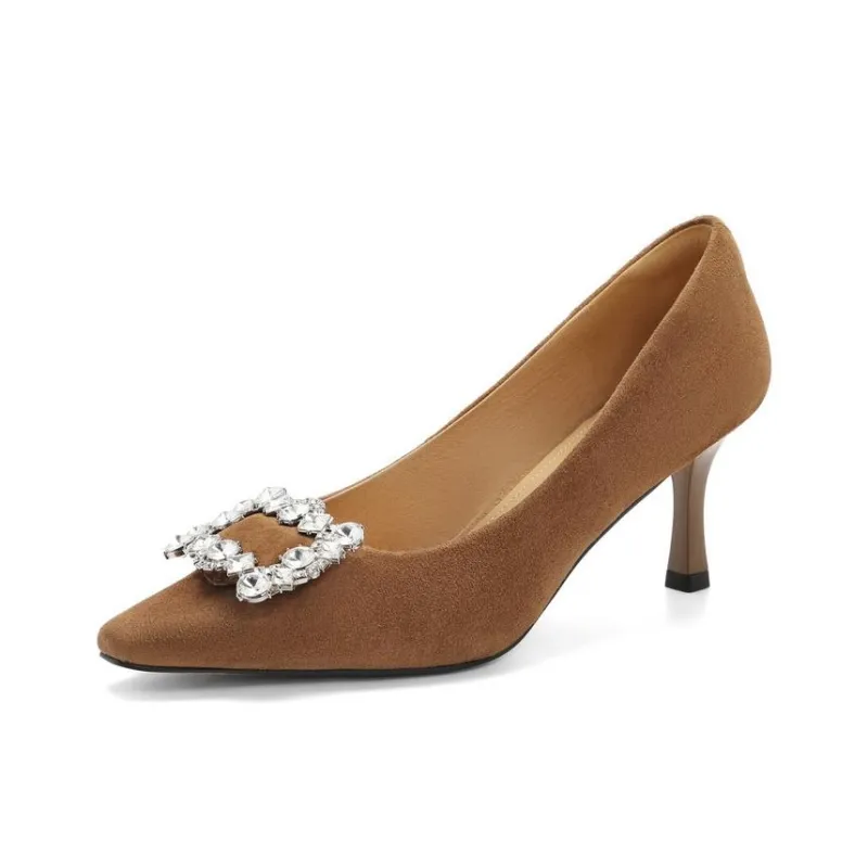 BELLE High Heels Women's Black/Brown-1