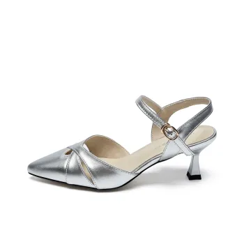 ZHR Wrap-up Sandals Slim Heel High Heels 6cm Women's
