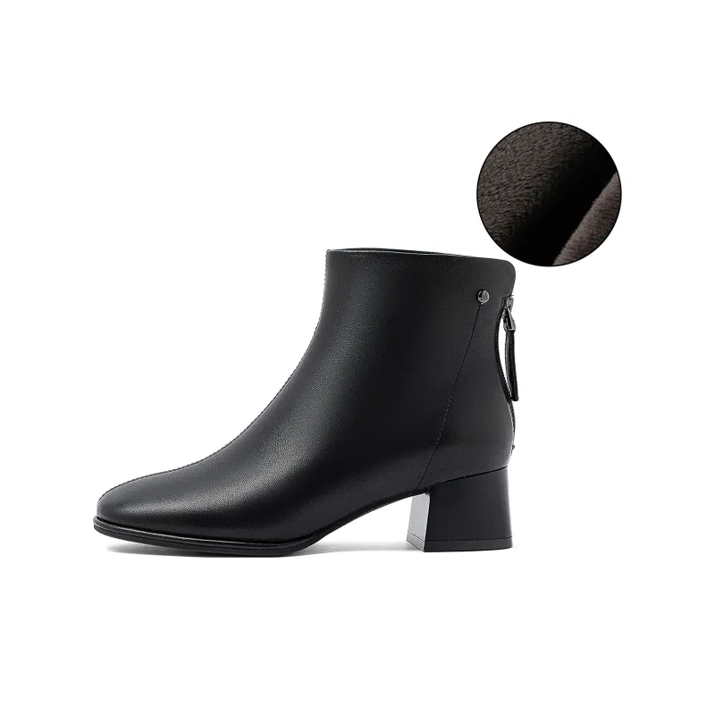 COMELY Ankle Boots Women's Black/Ecru-17