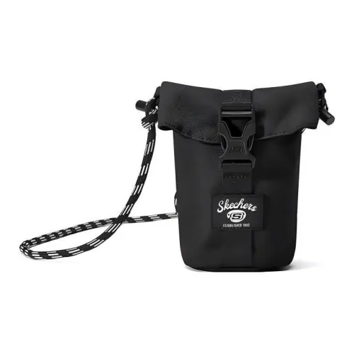 Skechers Fabric Crossbody Bag Regular Unisex Carbon Black
