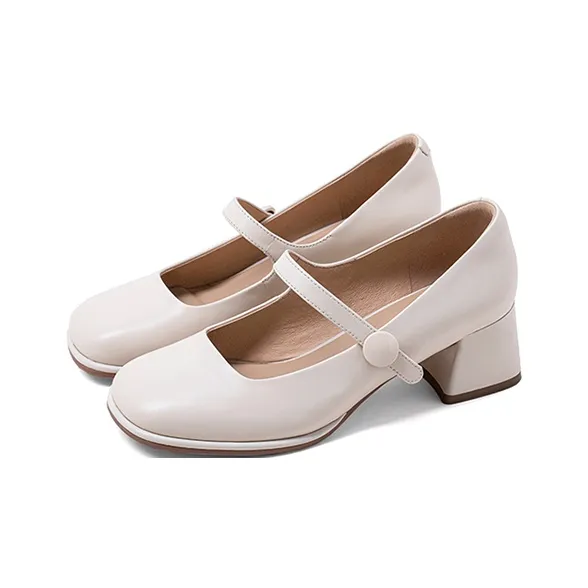 COMELY High Heels Women's Coffee/Pink/Ecru-6