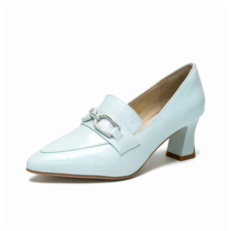 ZHR Chunky Heel High Heels 6cm Women's-14