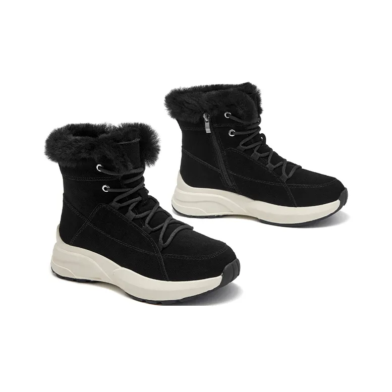 Beau Today Wear-Resistant Short Mid-Calf Snow Boots Women's-2