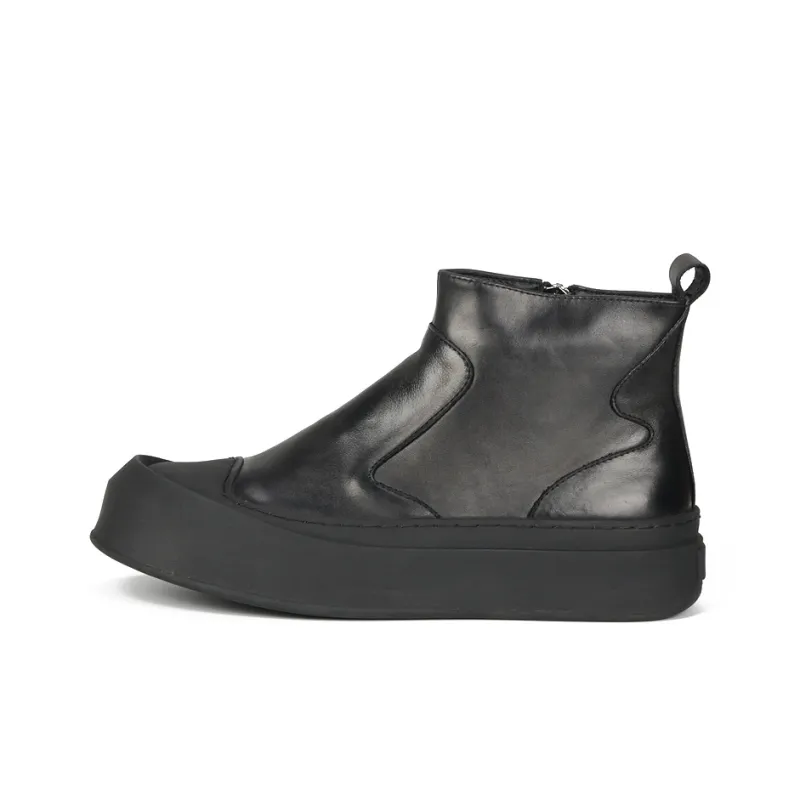 Thai points Ankle Boots Men Black-0