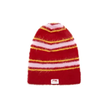 LiNing Beanies Unisex Red Stripes