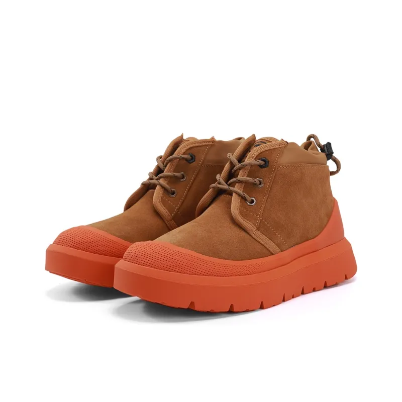 TOM TAILOR Thermal Abrasion Resistant Cushioning Height Increasing Balance Short Snow Boots Unisex-32