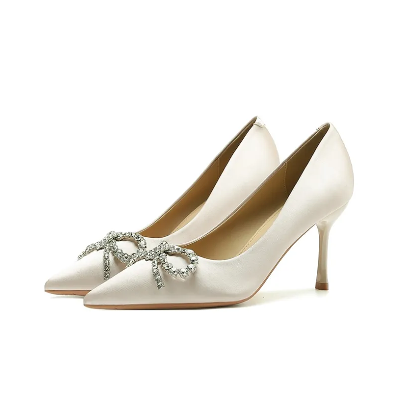 Zubumei Slim Heel High Heels 8CM Women's-8