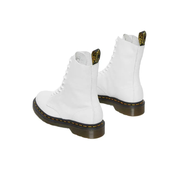 Dr.Martens 1490 Virginia Leather High Boots 'White' Women's-3