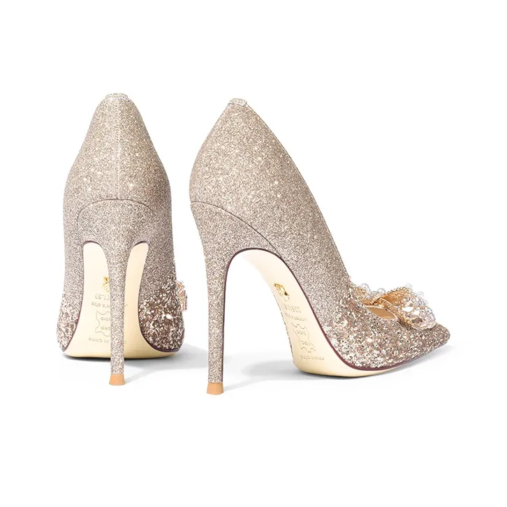 Holy Rose High Heels Women's Gold-2