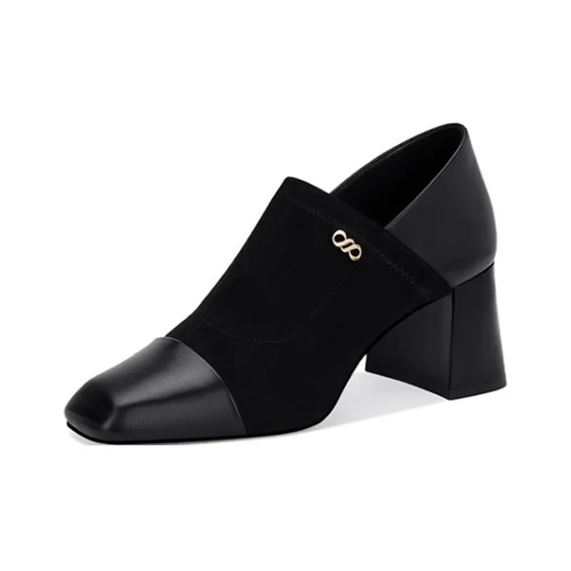 JESSICA SOPHIA Chunky Heel High Heels 6.5cm Women's-5