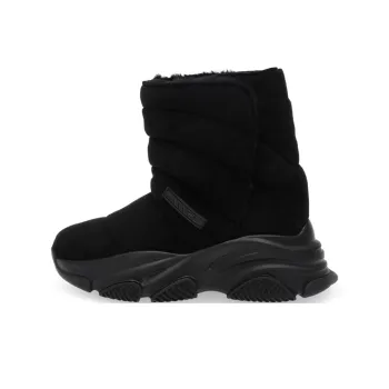 STEVE MADDEN Snow Boots Women's Black/Sand