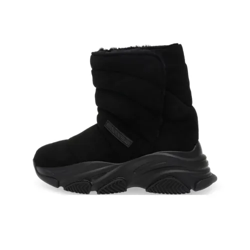 STEVE MADDEN Snow Boots Women's Black/Sand