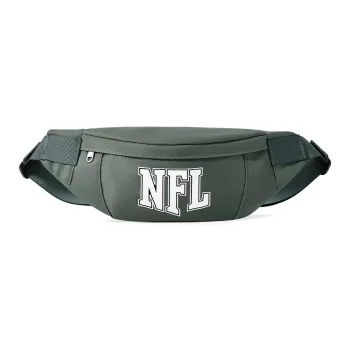 NFL Fabric Waist Bag Chest Bag Large Size Unisex Army Green