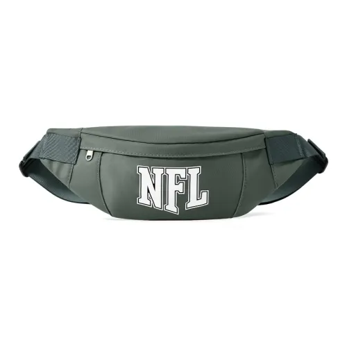 NFL Fabric Waist Bag Chest Bag Large Size Unisex Army Green