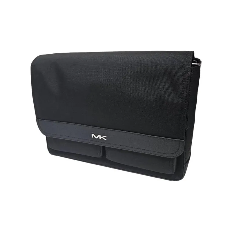 MICHAEL KORS Recycled Nylon Messenger Bag Shoulder Bag Crossbody Bag Men's Black-1