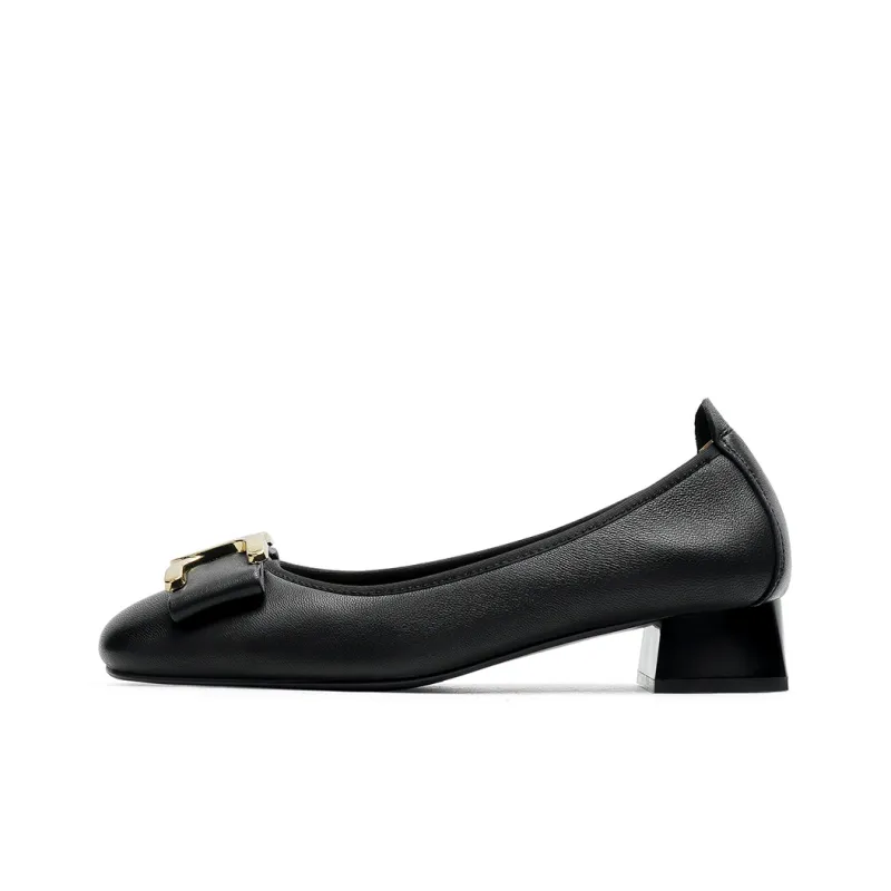 HARSON Chunky Heel High Heels 3.2cm Women's-0